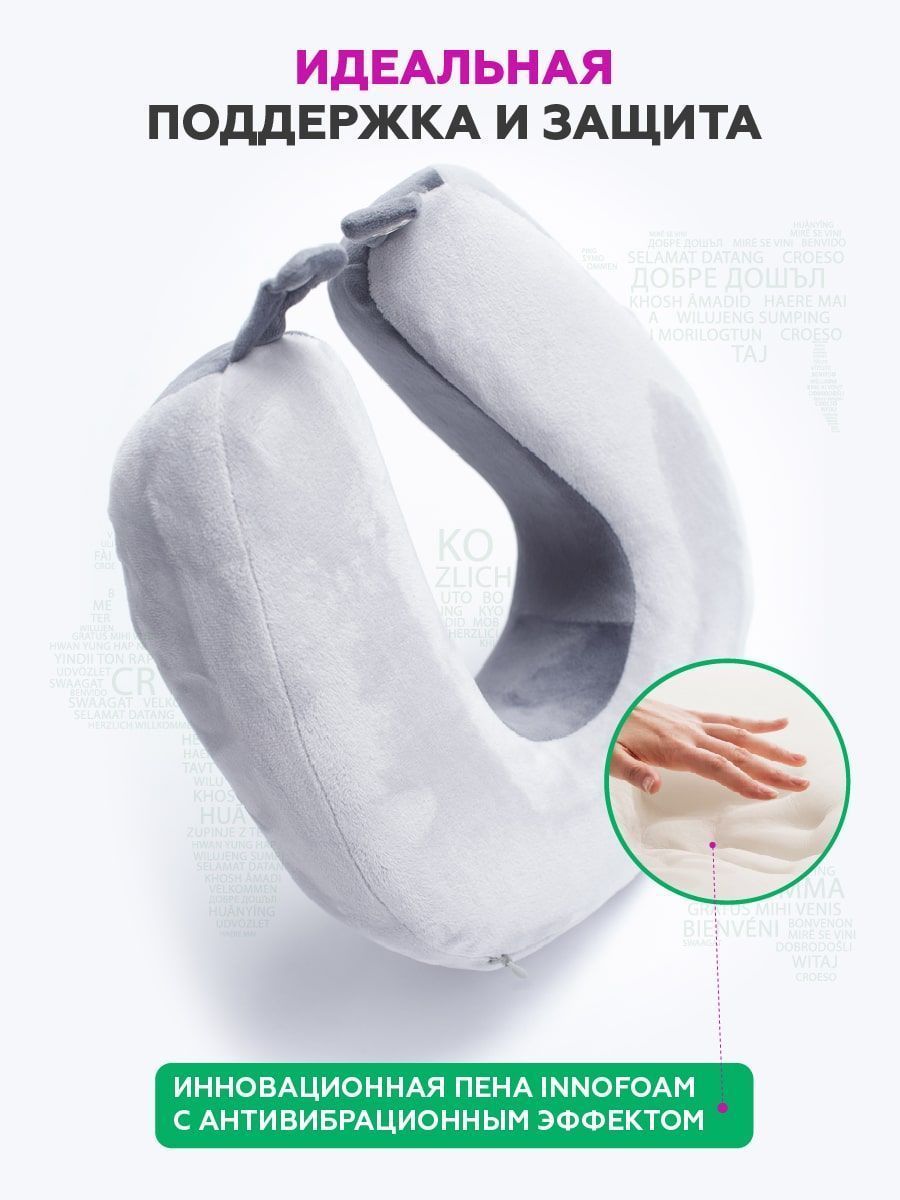 снимок Автомобильная подушка для шеи "INNOFOAM TRAVELNECK NEO" от магазина BIO-TEXTILES ОПТ