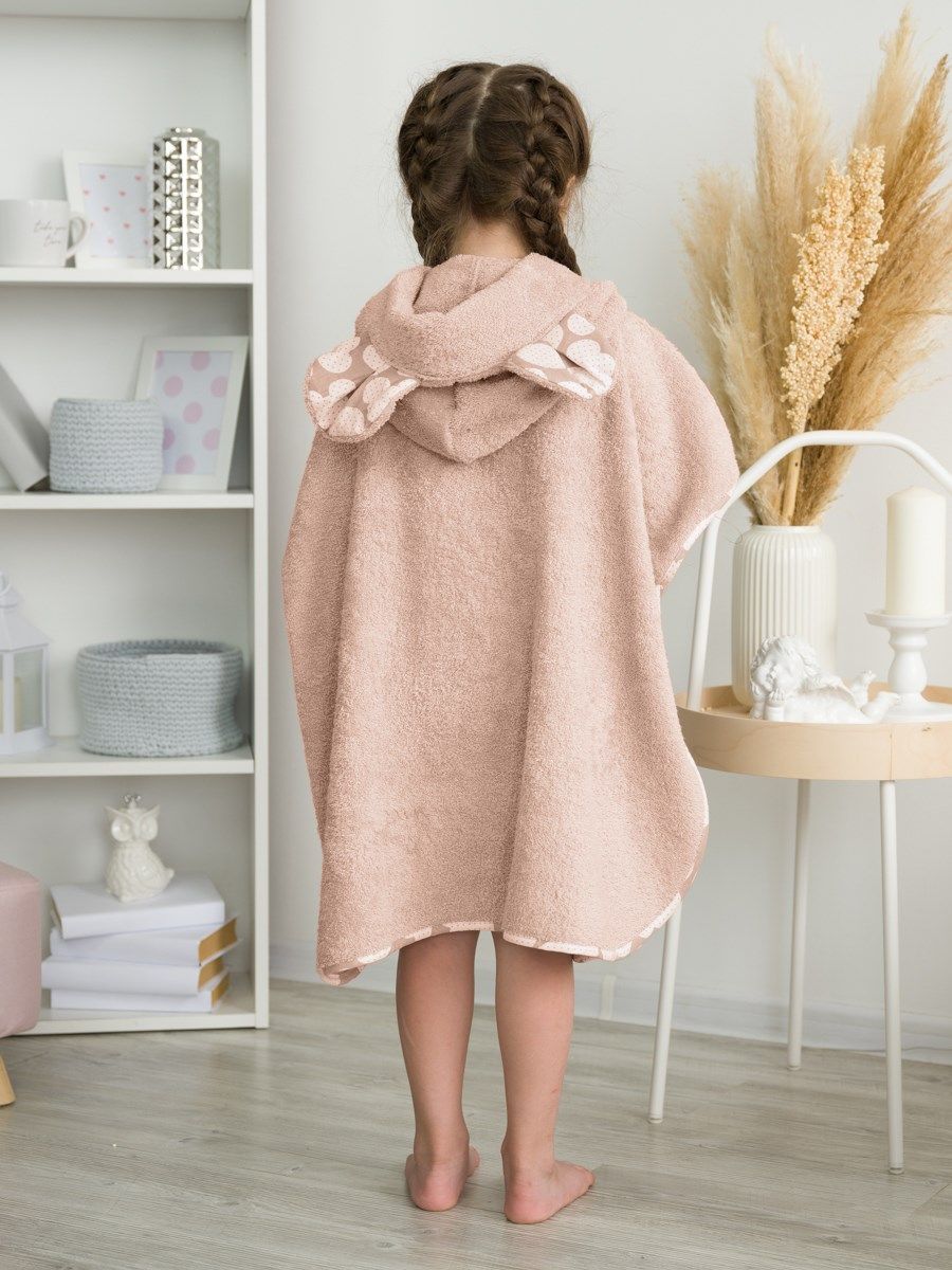 снимок Пончо "ЛАСКОВЫЙ МЫШОНОК" бежевое от магазина BIO-TEXTILES ОПТ