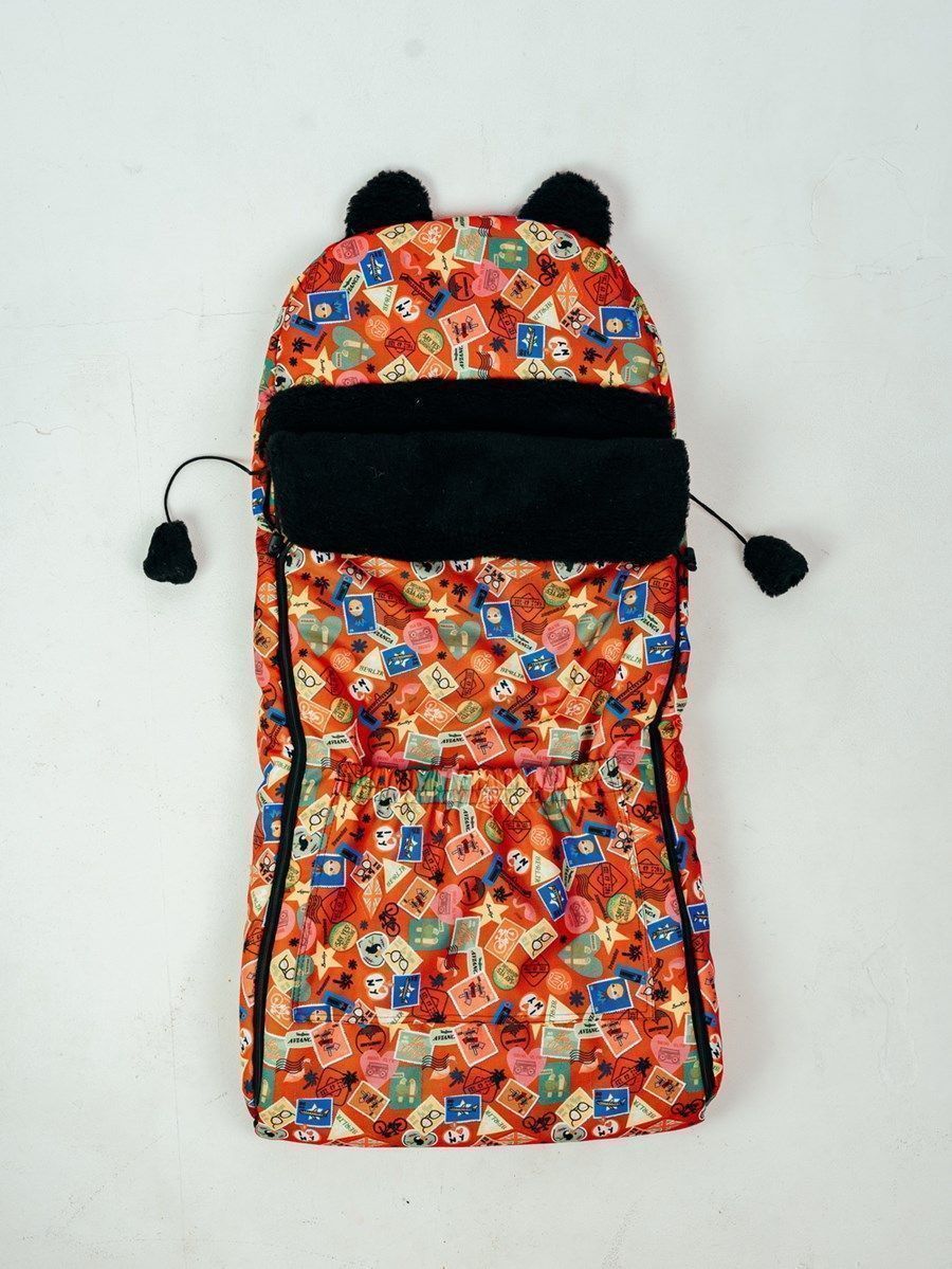 снимок Конверт детский меховой на выписку "Марки" 82*42 (до 6 мес), 100*46 (до 1 года) от магазина BIO-TEXTILES ОПТ