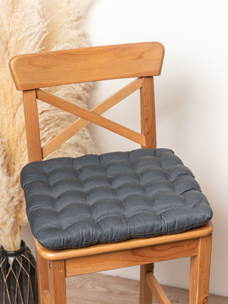 снимок Био-подушка на стул темно-серая от магазина BIO-TEXTILES ОПТ