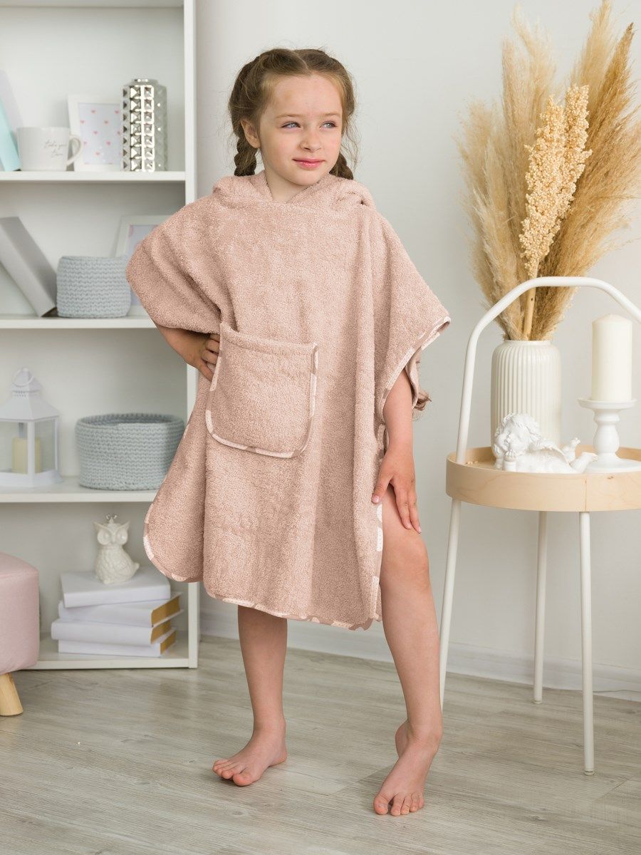 снимок Пончо "ЛАСКОВЫЙ МЫШОНОК" бежевое от магазина BIO-TEXTILES ОПТ