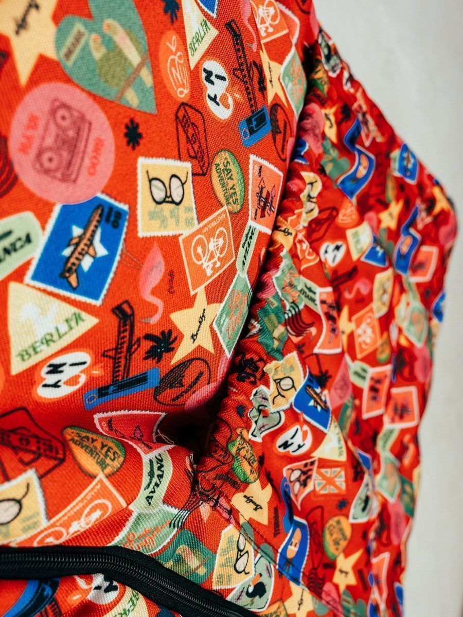 снимок Конверт детский меховой на выписку "Марки" 82*42 (до 6 мес), 100*46 (до 1 года) от магазина BIO-TEXTILES ОПТ