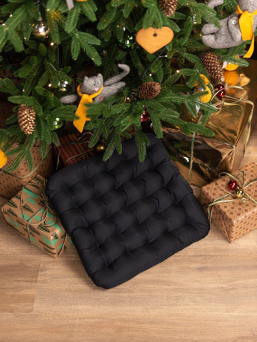 снимок Био-подушка на стул черная от магазина BIO-TEXTILES ОПТ
